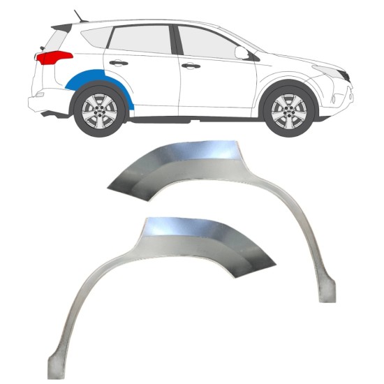 Galinė arka už Toyota Rav4 2013-2018 / Kairė + Dešinė / Rinkinys 16490