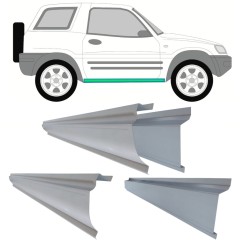Slenkstis vidinė + išorinė dalis už Toyota Rav4 1994-2000 / Kairė = Dešinė (simetriška) / Rinkinys 11325