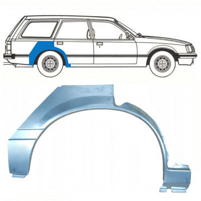 Galinė arka už Opel Rekord E 1977-1986 / Dešinė / COMBI /  10786