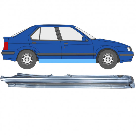 Slenkstis, apatinė už Renault 19 1988-1995 / Dešinė 11876