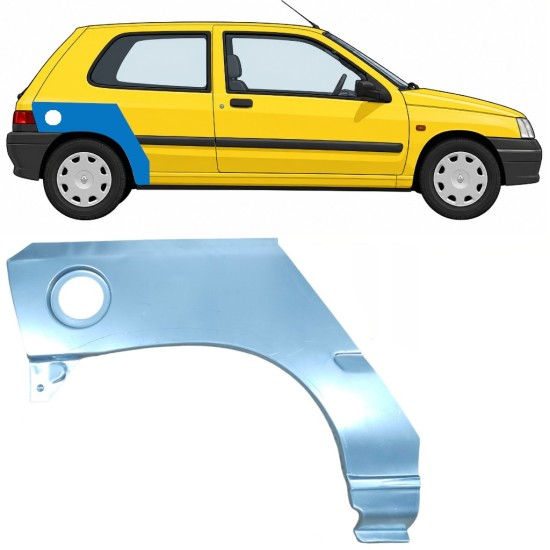 Galinė arka už Renault Clio I 1990-1998 / Dešinė 7680