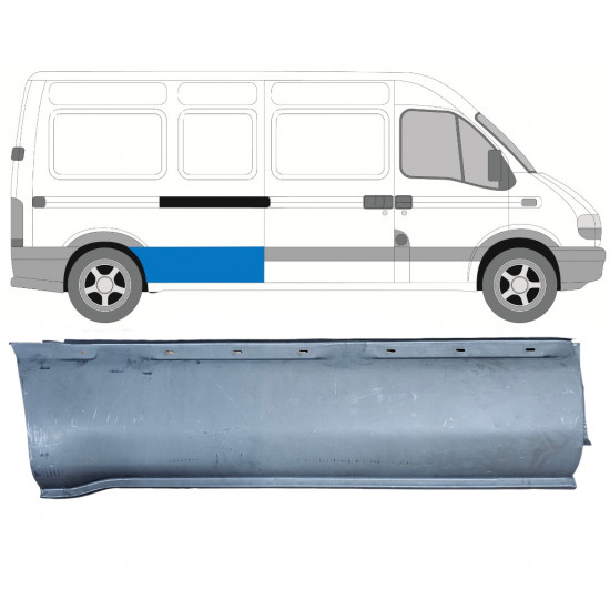 Šono dalis už Opel Movano / R Master 1998-2010 / LWB / Dešinė 7371