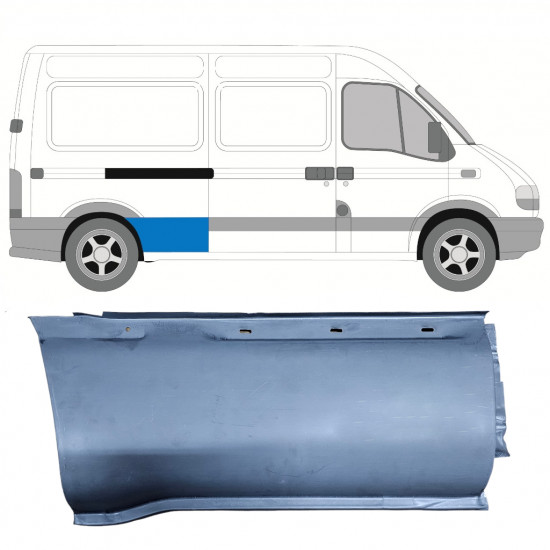Šono dalis už Opel Movano / R Master 1998-2010 / Dešinė 7373