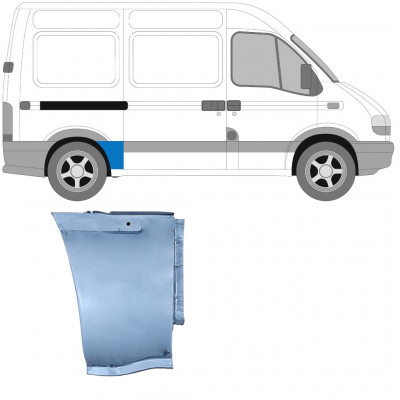 Šono dalis už Opel Movano / R Master 1998-2010 / SWB / Dešinė 7372