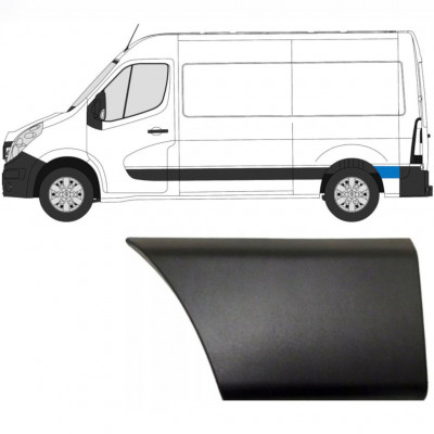 Sparno juosta galinio sparno už rato už Renault Master 2010- / SWB / Kairė 8322