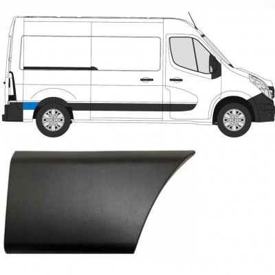 Sparno juosta galinio sparno už rato už Renault Master 2010- / SWB / Dešinė 8321