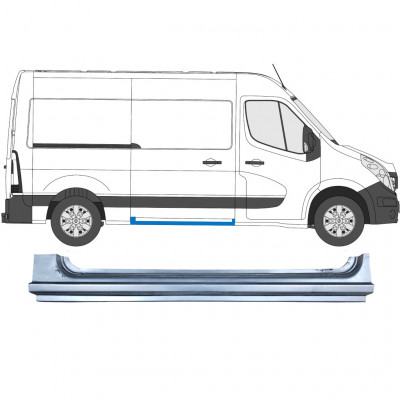Slenkstis apatinė durų slankiojančių už Opel Movano / R Master 2010- / Dešinė 5956