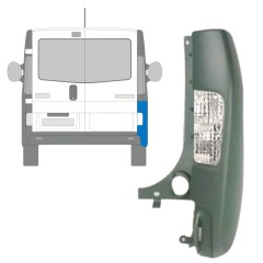 Galinio bamperio kampas su lempa už Opel Vivaro 2001-2014 / Dešinė 15312