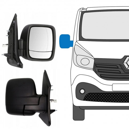 Elektrinis veidrodis už Renault Trafic 2014- / Dešinė 8229