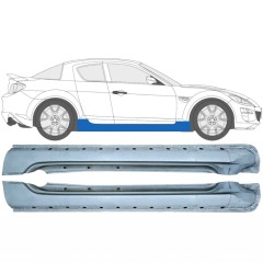 Visas slenkstis už Mazda RX-8 2003-2012 / Kairė + Dešinė / Rinkinys 9284