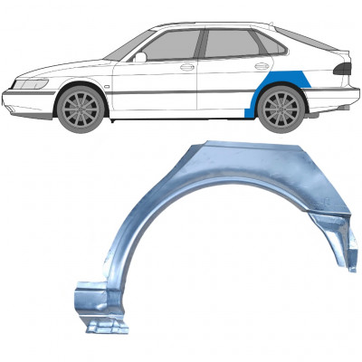 Galinė arka už Saab 900 1994-1998 / Kairė 6984