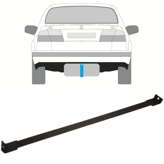 Kuro bako laikikliai už Saab 9-5 1997-2010 15030