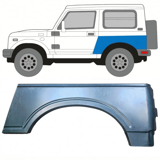 Galinė arka už Suzuki Samurai 1981-2004 / Kairė 10815