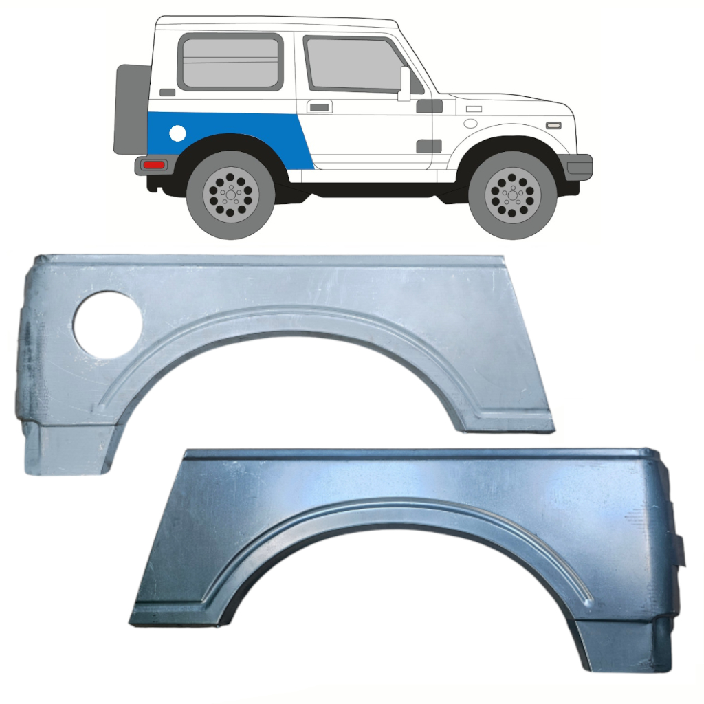 Galinė Arka Už Suzuki Samurai 1981-2004 / Kairė + Dešinė / Rinkinys 10816