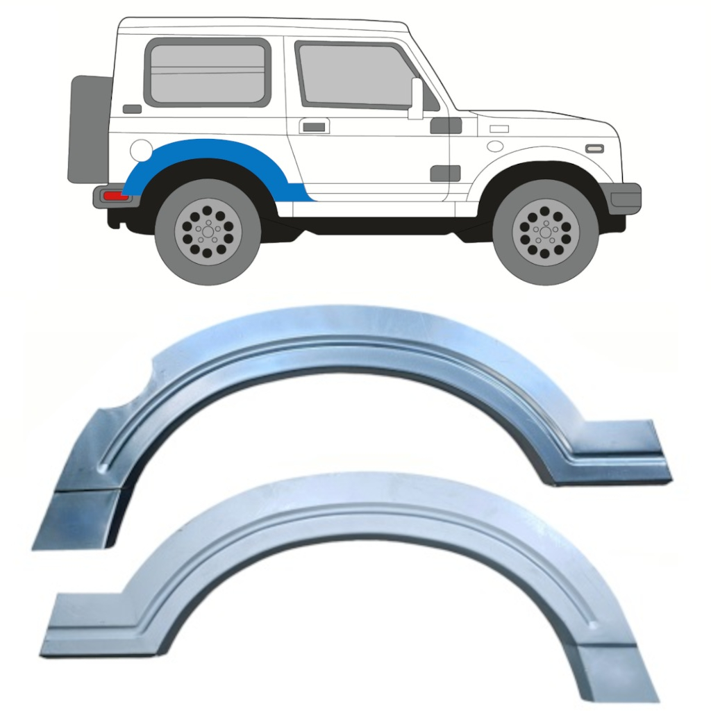 Galinė Arka Už Suzuki Samurai 1981-2004 / Kairė + Dešinė / Rinkinys 10819