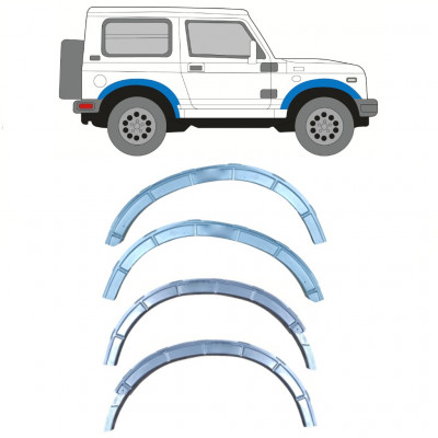 Lankas prie priekinio rato + už Suzuki Samurai 1981- / Rinkinys 11835