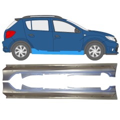 Visas slenkstis už Dacia Sandero 2012-2020 / Kairė + Dešinė / Rinkinys 14845