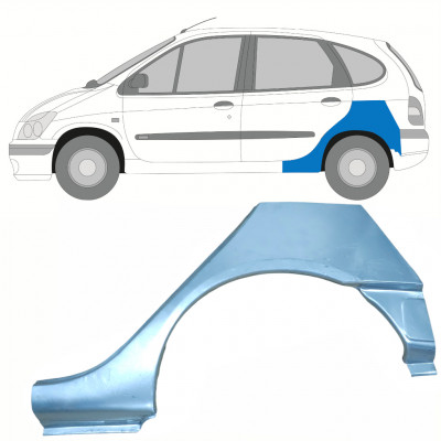 Galinė arka su slenksčiu už Renault Scenic 1995-2003 / Kairė 8406