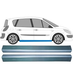 Slenkstis, apatinė už Renault Scenic II 2003-2009 / Kairė + Dešinė / Rinkinys 9259