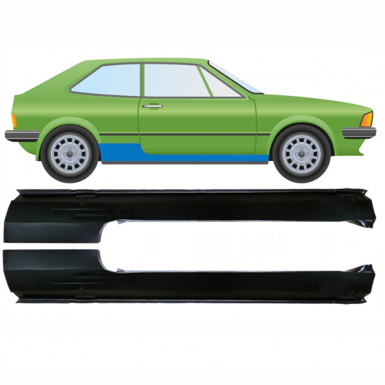 Slenkstis, apatinė už VW Scirocco 1974-1981 / Rinkinys 11082