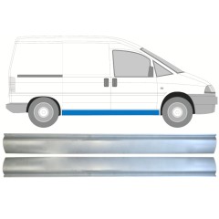 Slenkstis, apatinė už Fiat Scudo 1994-2007 / Kairė + Dešinė / Rinkinys 14526