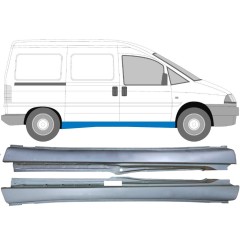 Visas slenkstis už Peugeot Expert 1994-2007 / Kairė + Dešinė / Rinkinys 14011