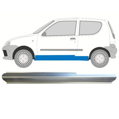 Slenkstis, apatinė už Fiat Seicento 1998-2010 / Kairė 14718