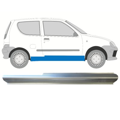Slenkstis, apatinė už Fiat Seicento 1998-2010 / Dešinė 14717