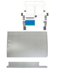 Galinių durų vidinė + išorinė dalis už Peugeot Boxer 1994-2006 / Kairė / Rinkinys 14050
