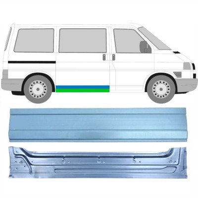 Stumdomų durų vidinė + išorinė dalis už Volkswagen Transporter T4 1990-2003 / Dešinė / Rinkinys 16152