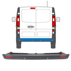 Galinis bamperis su PDC ir lempa už Opel Vivaro 2014-2019 / Rinkinys 13227