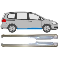 Visas slenkstis už Volkswagen Sharan 2010-2022 / Kairė + Dešinė / Rinkinys 14596