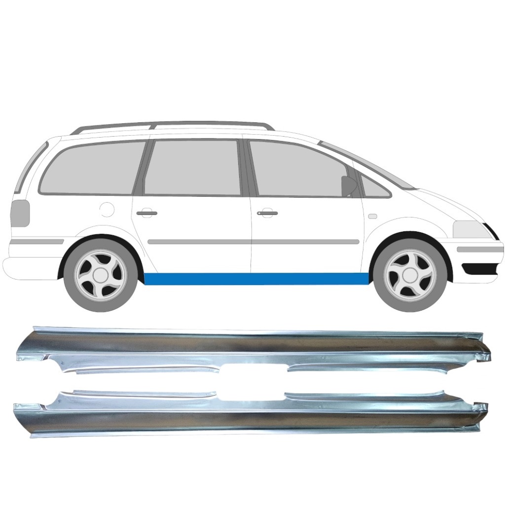 Visas Slenkstis Už Vw Sharan Ford Galaxy 1995-2010 / Kairė + Dešinė / Rinkinys 9249