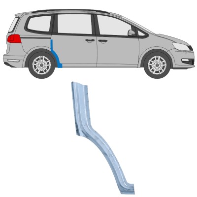 Galinės arkos priekinė dalis už Volkswagen Sharan 2010-2022 / Dešinė 14600