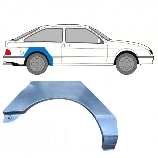 Galinė arka už Ford Sierra 1982-1993 / Dešinė 7387