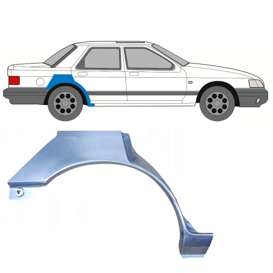 Galinė arka už Ford Sierra 1982-1993 / Dešinė 7388