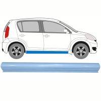 Slenkstis apatinė dalis už Daihatsu Sirion 2005-2010 / Kairė = Dešinė (simetriška) 17266