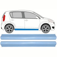 Slenkstis apatinė dalis už Daihatsu Sirion 2005-2010 / Kairė + Dešinė / Rinkinys 17267