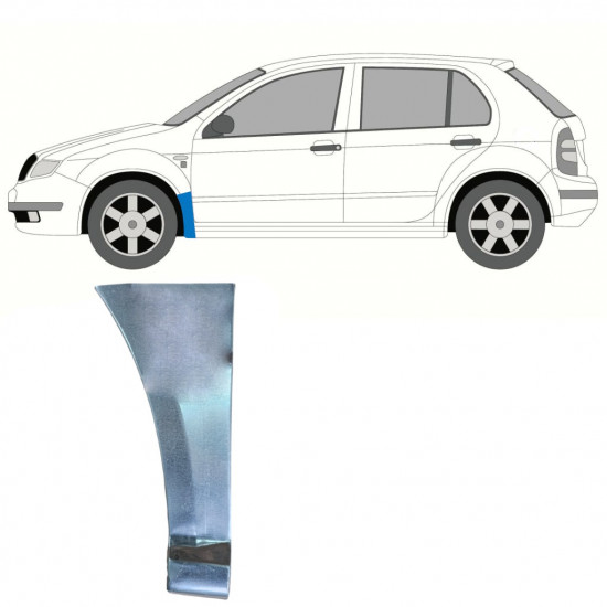 Sparno apatinė dalis už Skoda Fabia 1999-2007 / Kairė 7235