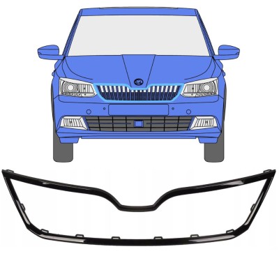 Radiatoriaus grotelių rėmas už Skoda Fabia 2014-2018 16191
