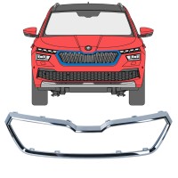 Radiatoriaus grotelių rėmas už Skoda Kamiq 2019-2023 17226