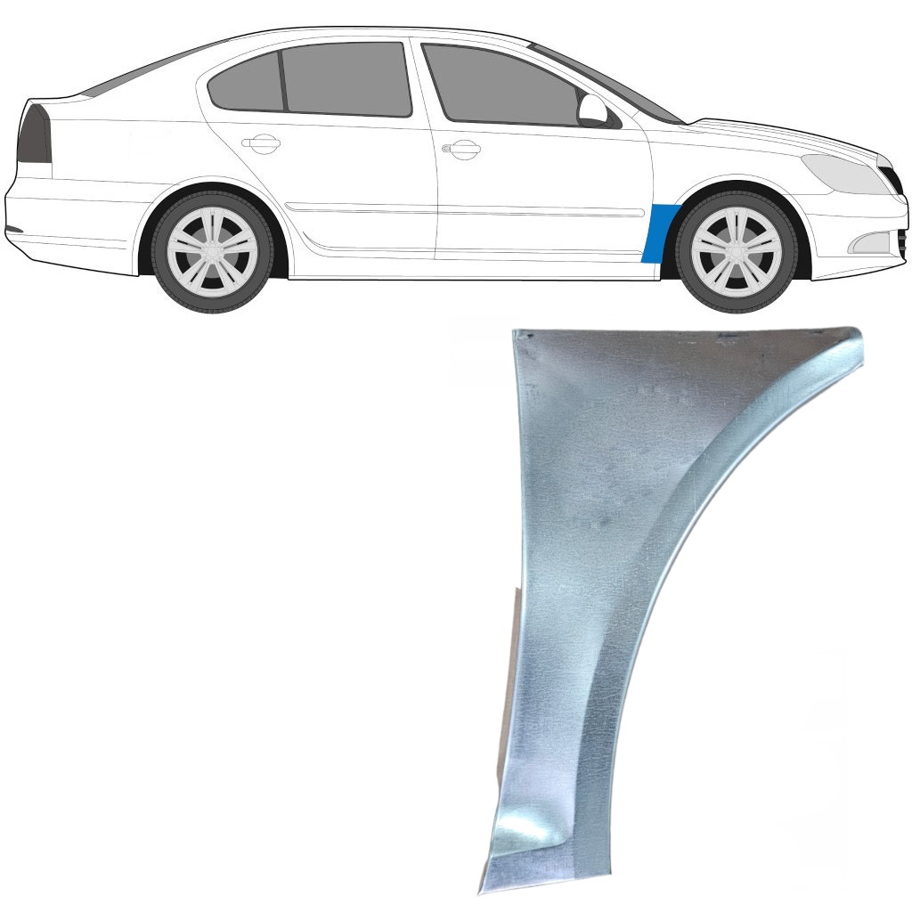 Sparno Apatinė Dalis Už Skoda Octavia 2004-2013 / Dešinė 7004