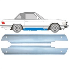 Visas slenkstis už Mercedes SL-Class 1971-1989 / Kairė + Dešinė / Rinkinys 11496