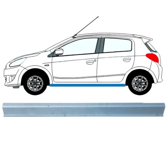 Slenkstis apatinė dalis už Mitsubishi Space Star 2013-2024 / Kairė 16843