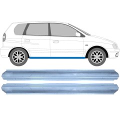 Slenkstis, apatinė už Mitsubishi Space Star 1998-2005 / Kairė + Dešinė / Rinkinys 12650