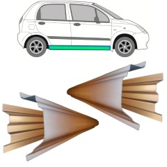 Slenkstis vidinė + išorinė dalis už Chevrolet Spark 2005-2010 / Kairė + Dešinė / Rinkinys 11784
