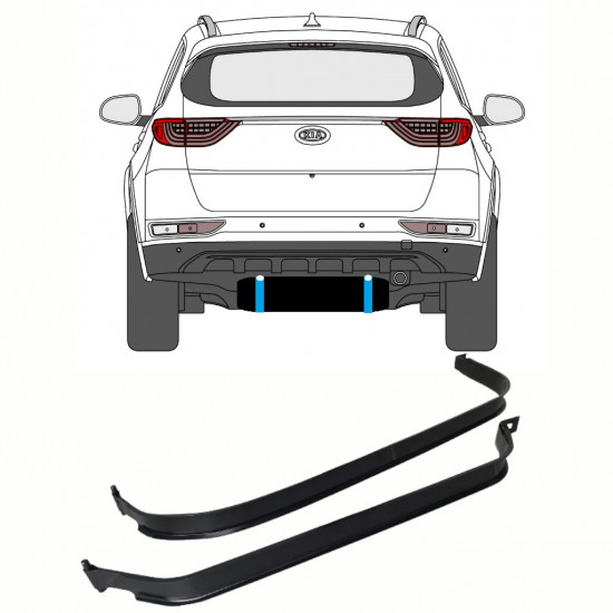 Kuro bako laikikliai už Kia Sportage 2015- 10142