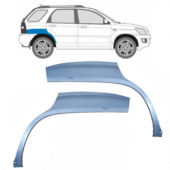 Galinė arka už Kia Sportage 2004-2010 / Kairė + Dešinė / Rinkinys 9225