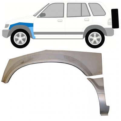 Sparno apatinė dalis už Kia Sportage 1994-2002 / Kairė / Rinkinys 9981