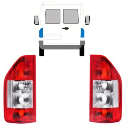 Galinis žibintas už Mercedes Sprinter 1995-2006 / Kairė + Dešinė / Rinkinys 9771